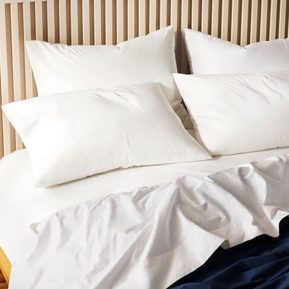 Classic Percale Standard Pillowcases, White - Picture 3 of 3